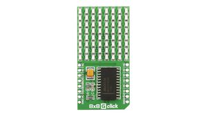 8X8 G Click zöld LED-mátrix fejlesztőkártya 5V