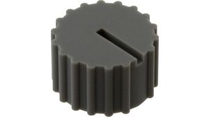 Rotary Knob 12mm Grey With Indication Line NKK NR01 Series Rotary Switches