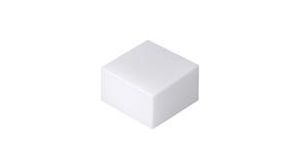 Switch Cap Square White Polycarbonate NKK JB Series Tactile Switches