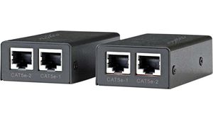 Przedłużacz HDMI Cat 5 HDMI Input / 2x RJ45 żeńskie - Wyjście HDMI / 2x RJ45 żeńskie