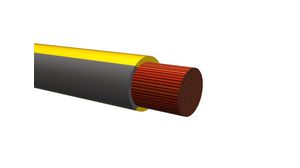 Stranded Wire PVC 1.5mm² Bare Copper Grey / Yellow R2G4 100m