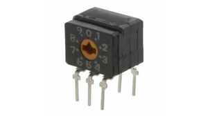 Rotary Coded Switch, 10 Positions, SP10T