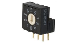 Rotary Coded Switch, 10 Positions, SP10T
