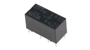 PCB Mount Signal Relay, 24V dc Coil, 1A Switching Current, DPDT
