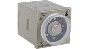 H3CR Series DIN Rail, Panel Mount Timer Relay, 12 ... 48 V dc, 24 ... 48V ac, 2-Contact, 0.05 s