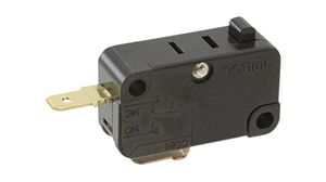 Micro Switch V, 15A, 1NC, 3.92N, Pin Plunger