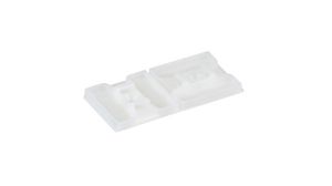 Cable Tie Mount, White, Polyamide 6.6, Pack of 100 pieces