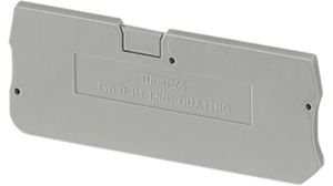 End plate, Grey, 63.2 x 24.3mm