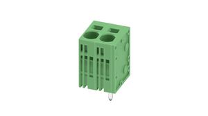 PCB Terminal Block, THT, 7.5mm Pitch, Straight, Push-In, 2 Poles