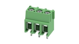 Wire-To-Board Terminal Block, THT, 5mm Pitch, Straight, Screw, 3 Poles