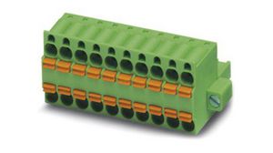 Phoenix Contact 5.08mm Pitch 4 Way Pluggable Terminal Block, Plug, Spring Cage Termination