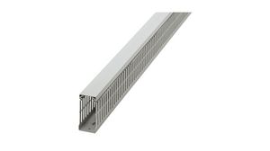 Cable Duct, 40 x 80mm, 2m, ABS / Polycarbonate (PC), Light Grey