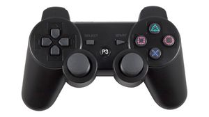 Kontroler gier Bluetooth do Playstation 3 i Raspberry Pi, czarny