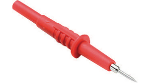 Multimeter style test probe, red, Needle, Red