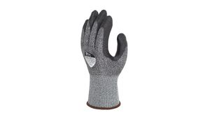 Beschermende handschoenen, snijbestendig, Polyurethaan, Handschoenengrootte 8, Zwart/grijs, Pack of 144 Pairs