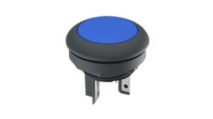 Pushbutton Switch Momentary Function 1NO IP67 / IP65 Quick Connect Terminal, 2.8 x 0.5 mm