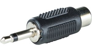 RCA-kontakt- 3,5 mm mono, Rett, 3,5 mm plugg - RCA-sokkel