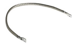 Earthing Strap M6 15.08mm² Tinned Copper 400mm