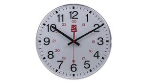 Horloge, Analogue, 1x AA, 300mm, Blanc