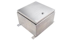Nástěnná krabice 200x300x300mm Nerezová ocel Stříbrná IP69K