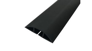 Canalina passacavi da pavimento PVC Nero 1.83m