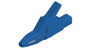 Crocodile clip, Blue, 1kV, 32A