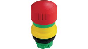 Emergency stop button Latching Function Round Red / Yellow IP65 / IP67 / IP69K QUARTEX-R Emergency Stop Switches