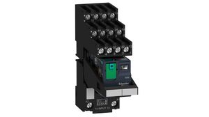 Miniature Plug-in Relay with LED RXM, 4CO, DC, 24V, 6A, Screw Terminal