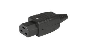 Power Entry Connector, Outlet, C21, 20A, ø15mm