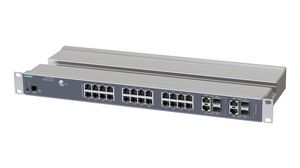 Industrial Ethernet Switch, RJ45 Ports 28, Fibre Ports 4SFP, 1Gbps, Managed
