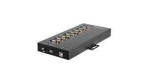 USB seriell adapter, RS-232 / RS-422 / RS-485, 8 DB9, hane / USB-A Socket