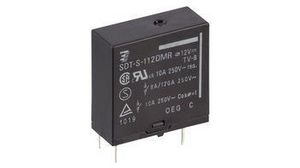 PCB Power Relay SDT 1NO 10A DC 12V 267Ohm
