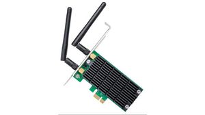 Kaksikaistainen Wi-Fi-sovitin, 867 Mbps PCIe