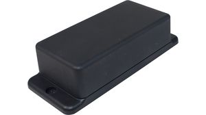 Plastic Flanged Case TWF 45.6x90x27.5mm Dark Grey ABS IP40