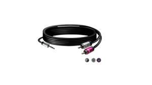 Audio Cable, Stereo, 3.5 mm Jack Plug - 2x RCA Plug, 1.5m