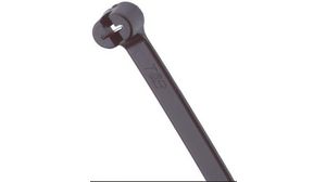 Cable Ties, Weather Resistant, 208.3mm x 3.56 mm, Black Nylon, Pk-1000
