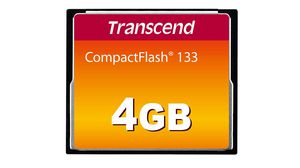 Karta pamięci, CompactFlash (CF), 4GB, 50MB/s, 20MB/s, Pomarańczowy
