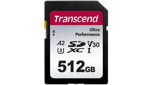 Karta pamięci, SD, 512GB, 160MB/s, 90MB/s, Czarny