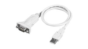 USB to Serial Converter, RS-232, 1 DB9 han