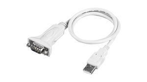 USB to Serial Converter, RS232, 1 DB9 Male