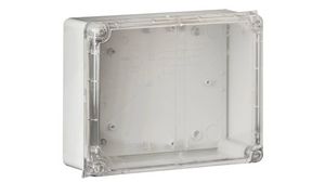 Boîte de dérivation avec couvercle transparent, 180x230x88mm, Thermoplastique