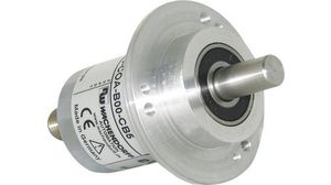 Encoder assoluto magnetico 12 bit ST 32V 8000min -1  Flangia di serraggio IP65 / IP67 Connettore, M12, 5 pin WDGA 58B