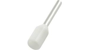 Bootlace Ferrule 0.5mm² White 14mm Pack of 500 pieces