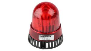 420 Series Red Sounder Beacon, 24 V ac/dc, IP65, Surface Mount, 105dB at 1 Metre