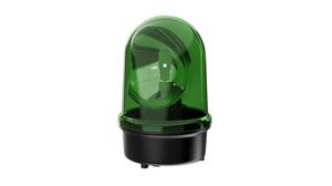 Forgó tükrös forgófény AC 230V 95mA LED Zöld