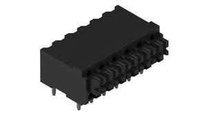 PCB Terminal Block, THT, 3.5mm Pitch, Right Angle, Push-In, 6 Poles