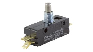 Micro Switch E, 15A, 2A, 1CO, Button