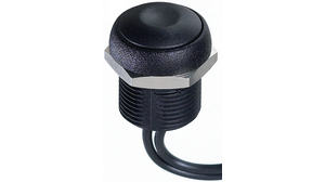 Push-button Switch OFF-(ON) 1NO Cable Mount Black
