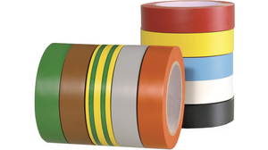 Izolační PVC pásky, smíšené 15mm x 10m Smíšené