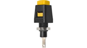 Quick-release terminal 4mm 5A 33V Yellow